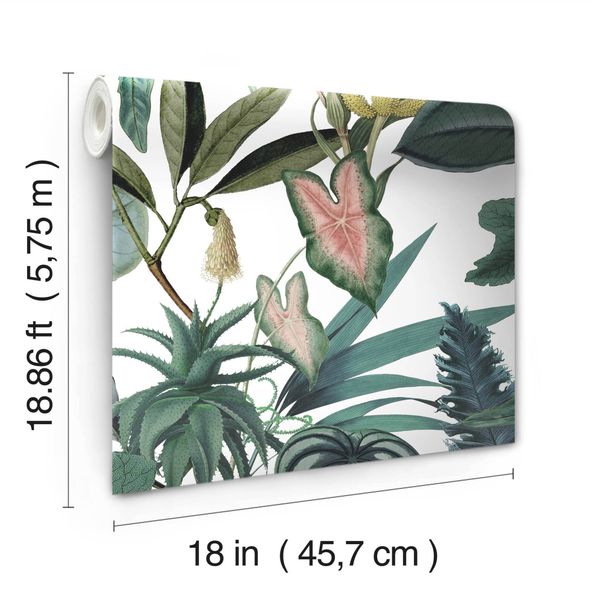 RoomMates Mr. Kate Tropical Peel & Stick Wallpaper